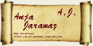 Anja Jaramaz vizit kartica